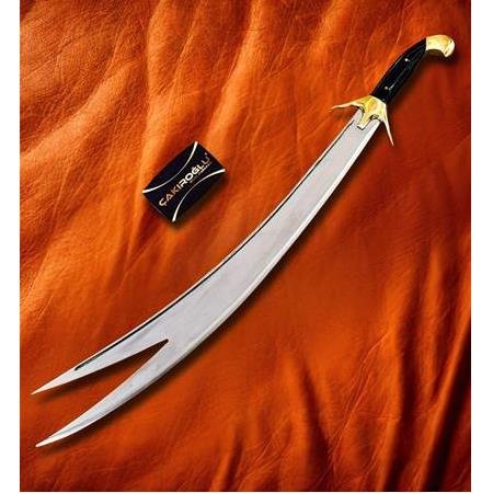 El Yapımı Yerli Üretim Mika (pleksiglas) Kabzeli 60 Cm Hz.ali Zülfikar Kılıcı Kod:386 - Çakıroğlu