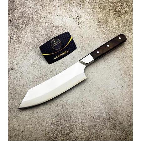 El Yapımı Özel Üretim Kiritsuke Çakıroğlu Profesyonel (chef) Şef Aşçı Bıçağı Kod:ckr372 - Çakıroğlu