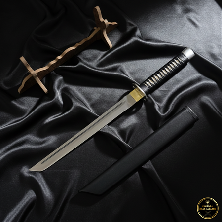 El Yapımı Ve El İşçiliği Tamamen Özel Üretim Orijinal Kın’lı 50 Cm Katana Kod:ckr455 - Çakıroğlu