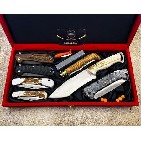 El Yapımı Yerli Üretim Ve Tamamen Özel Dizayn Edilmiş N690 Böhler Full Dolu Set Kod:ckr530 - Çakıroğlu