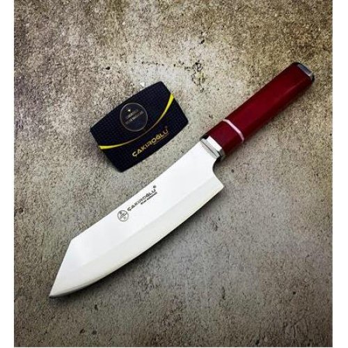El Yapımı Özel Üretim Kiritsuke Çakıroğlu Profesyonel (chef) Şef Aşçı Bıçağı Kod:ckr371 - Çakıroğlu