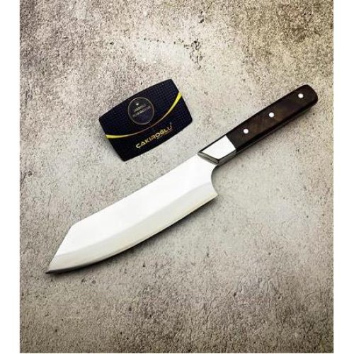 El Yapımı Özel Üretim Kiritsuke Çakıroğlu Profesyonel (chef) Şef Aşçı Bıçağı Kod:ckr372 - Çakıroğlu