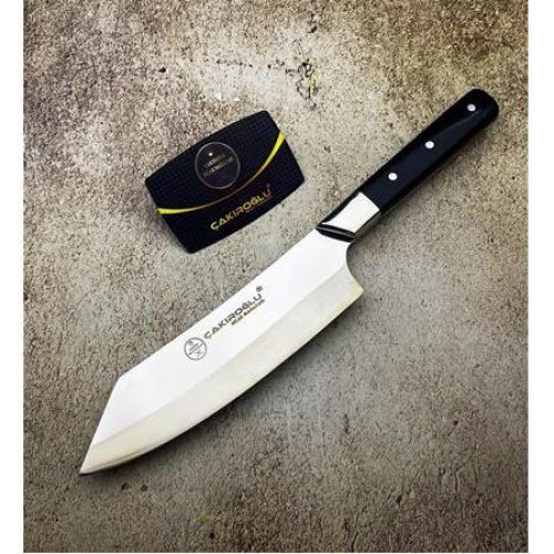 El Yapımı Özel Üretim Kiritsuke Çakıroğlu Profesyonel (chef) Şef Aşçı Bıçağı Kod:ckr375 - Çakıroğlu