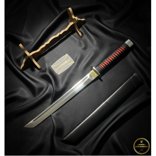 El Yapımı Ve El İşçiliği Tamamen Özel Üretim Orijinal Kın’lı 50 Cm Katana Ckr455-09 - Çakıroğlu
